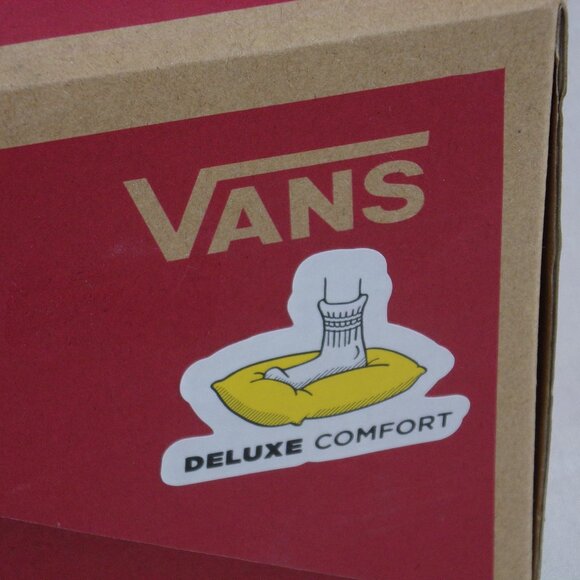 Vans Asher Deluxe Skate Shoes 9 Brown Slip-On VN000CSYCFF Comfort Textile